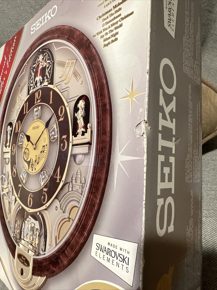 Кристалл Seiko Swarovski 12 мелодий в движении специальное коллекционное издание НОВЫЙ - Изображение 4 из 4