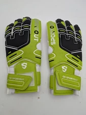 Goalie Goalkeeper Glove,Strong Grip for The Toughest Saves,with Fingerave Size 7