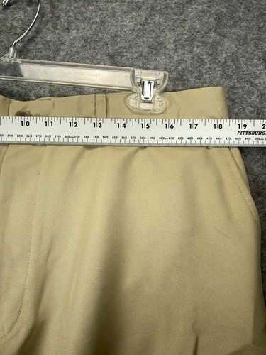 Savane Khaki Shorts Mens 36 Brown Chino Comfort Waist Casual Workwear Mens - Picture 4 of 8