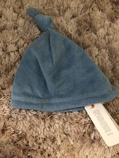 NWT Baby Infant Boy GYMBOREE Toe Knot Hat Blue Cap NEW 6-12 Months