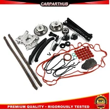Timing Chain Kit Oil Pump Cam Phaser Solenoid For 04-08 Ford 06-08 Lincoln 5.4L