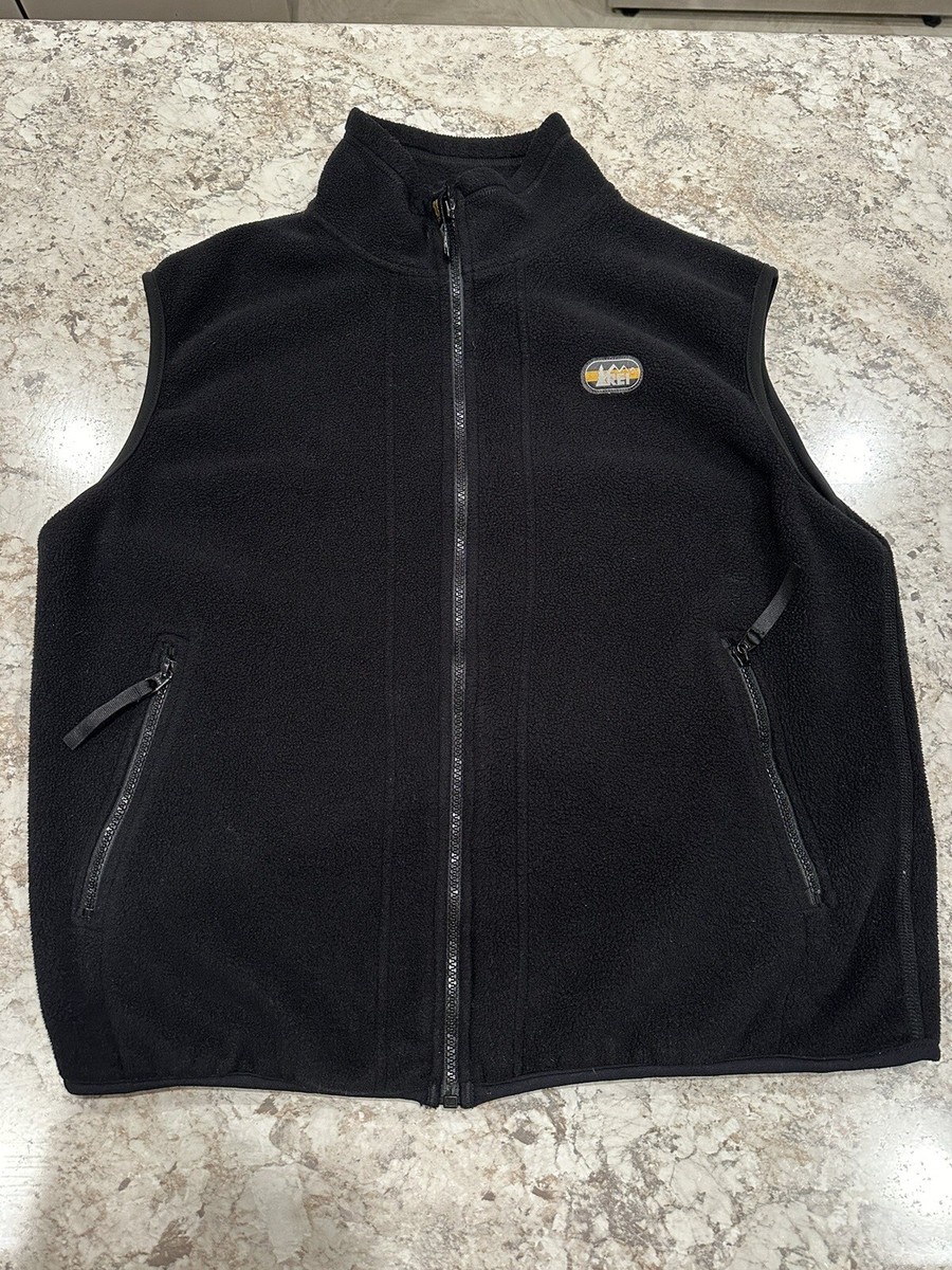 Vintage REI Black Full Zip Fleece Vest Men's Size Medium | eBay Vintage REI Black Full Zip Fleece Vest Men's Size Medium | eBay