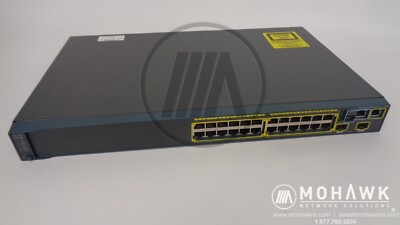 CISCO CATALYST  WS-C2960S-24TD-L V02 2960 24-PORT 10G GIGABIT NETWORK SWITCH