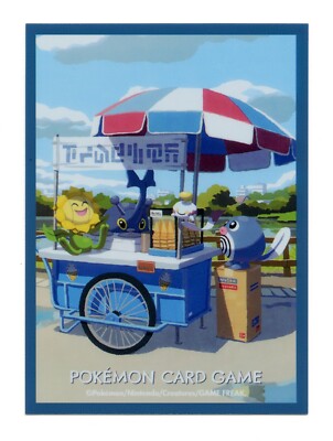 Ice Cream Cart Individual Card Sleeve Pokemon Center Japan Original NEW
