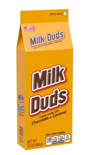 Caramelle al cioccolato e caramello Milk Duds, scatola 10 oz - Foto 2 di 4