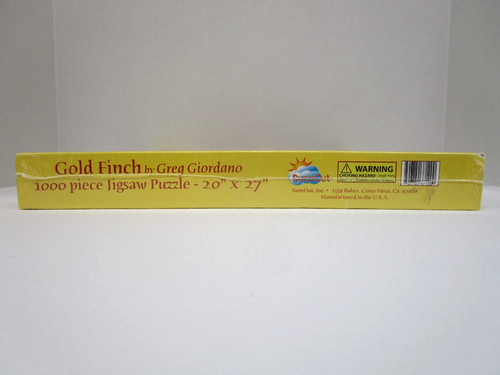 Sunsout Jigsaw Puzzle Gold Finch by Greg Giordano 1000 piece USA 20 x 27 Sealed - Picture 8 of 9