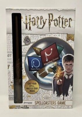 Harry Potter Spellcasters Game Master Magic Cast Wand Spell By Pressman New
