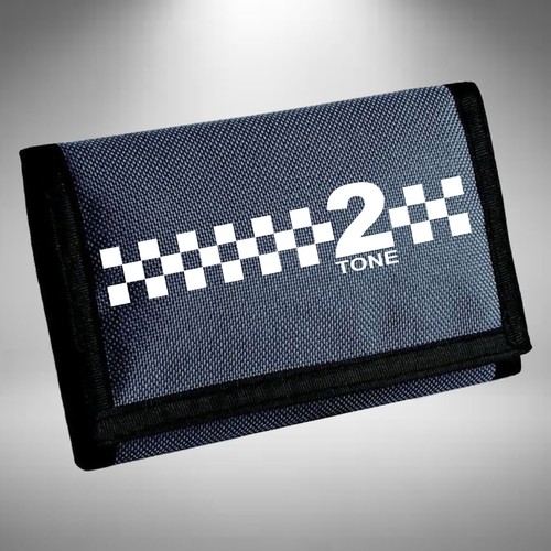 2 Tone Wallet Two Tone Ska Punk Rock Rocksteady Bag Base Ripper - Picture 3 of 4