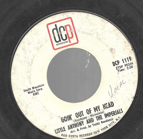 Little Anthony Imperials Goin Out Of My Head Make It Easy 45 DCP Don Costa - Imagen 5 de 12