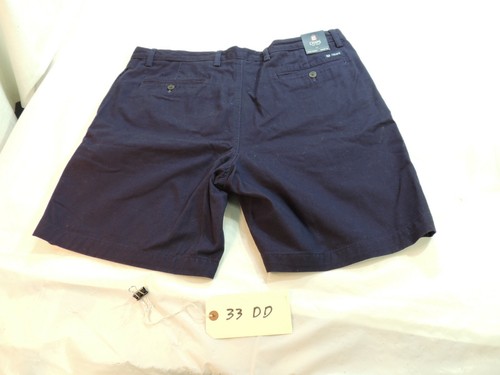 New Chaps Shorts Men's 38 Cotton Blue Chino Casual Outdoors Preppy Cotton NWT - Picture 6 of 11
