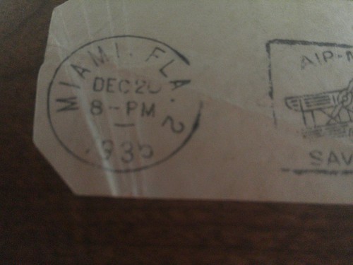 1 1/2Cent Stamp Post Marked December 20, 1935 Bi-Wing Cancelation - Picture 3 of 4