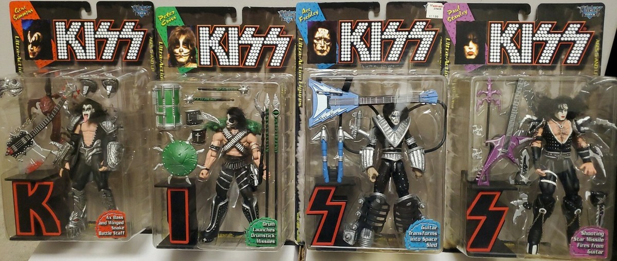 KISS McFarlane Ultra Action Figures Set of 4 Gene Paul Ace Peter