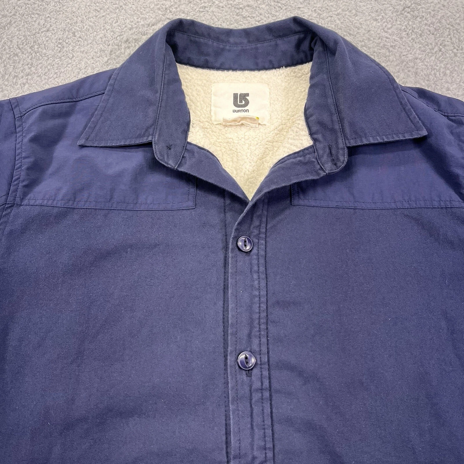 burton sherpa lined canvas snowboard ski outdoors jacket