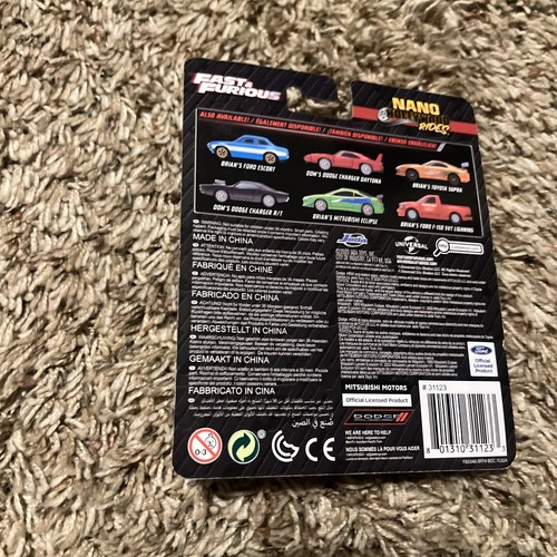 Jada Die-Cast NANO Hollywood Rides Fast & Furious 3 Pack - Imagen 10 de 17