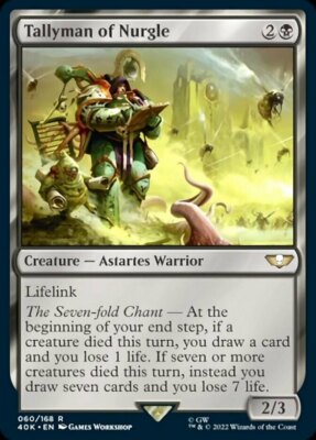 1x Tallyman of Nurgle NM-Mint, English Commander: Universes Beyond: Warhammer 40