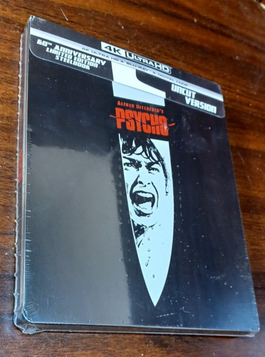 Psycho 1960 Steelbook (4K+Blu-ray) NEW (Sealed)-Free Box Shipping with Tracking - Picture 6 of 8
