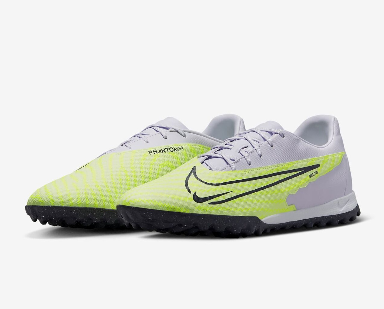 Nike Phantom GX Academy TF Turf Luminous Volt Зелено-серый DD9477-705 sz 12 Мужские