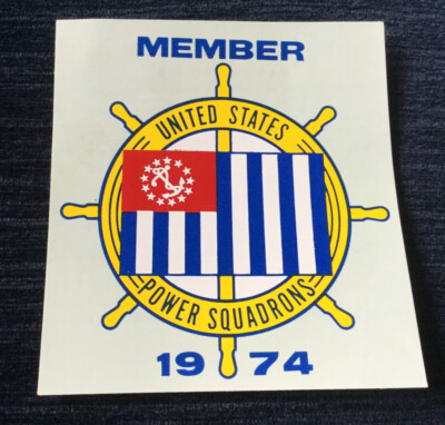 Member United States Power Squadrons 1974 Decal