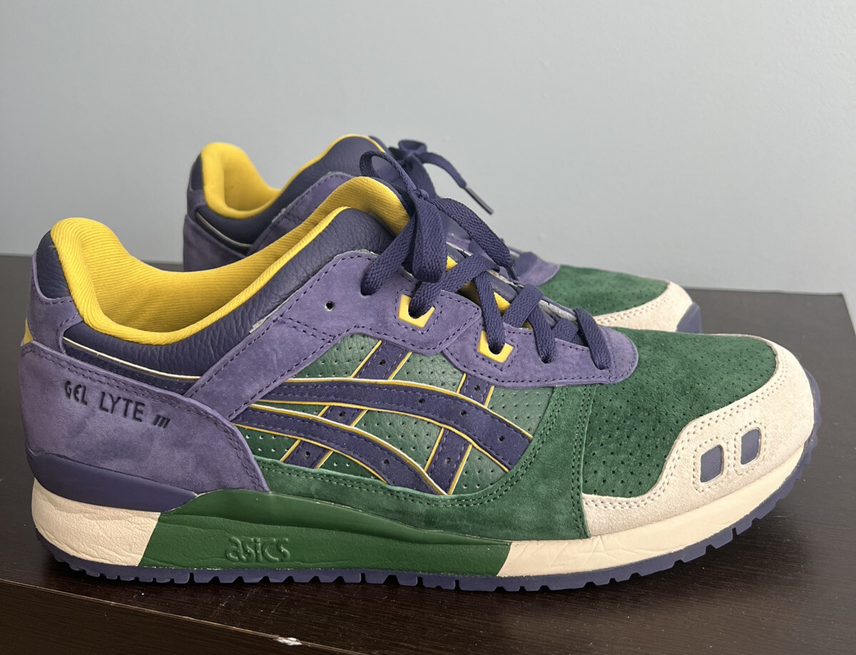 ASICS Gel Lyte III OG‎ Hunter Green/ Purple Mens Sz 11.5 Academic Scholar Pack ASICS Gel Lyte 3 Academic Scholar Pack | eBay main image 2