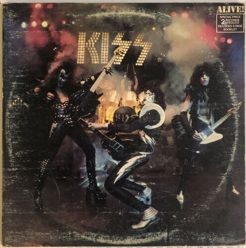 Kiss - Alive! (2XLP + Booklet, 1975 Casablanca, Canada, NBLP 7020, Gatefold) - Picture 1 of 4