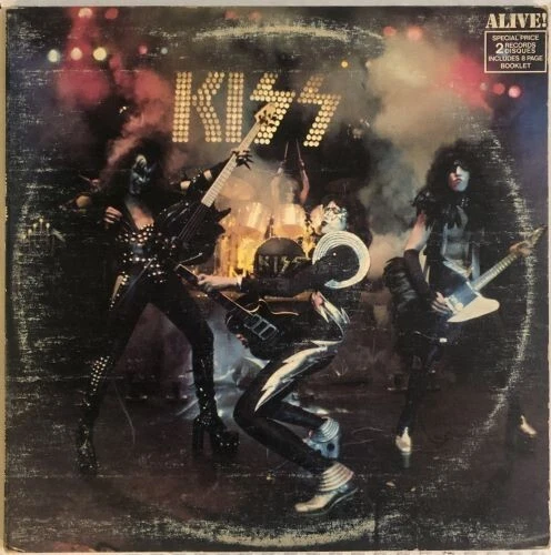 Kiss - Alive! (2XLP + Booklet, 1975 Casablanca, Canada, NBLP 7020, Gatefold)
