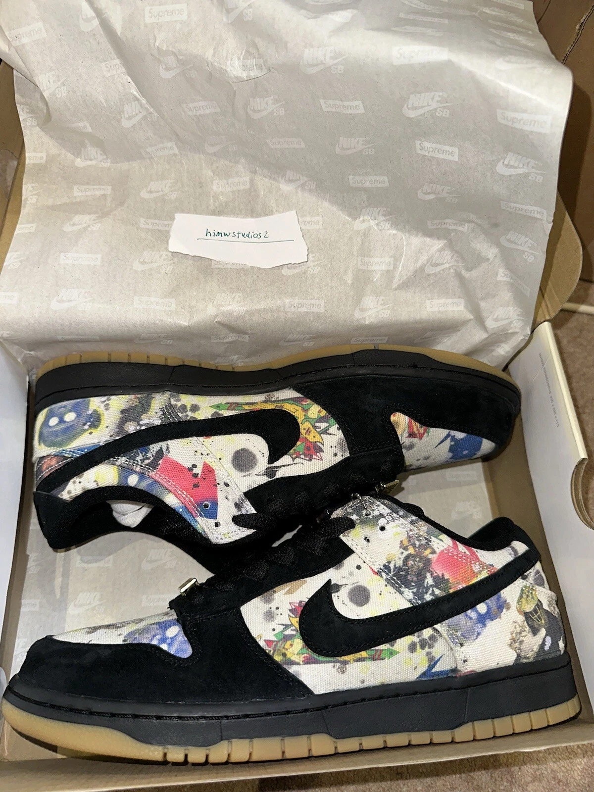 Supreme Dunk Low Rammellzee UK11 (US12) ?✅