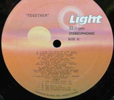 Together, A Gift Of Love , 1975, LS-5817, 33RPM, 3881, | eBay