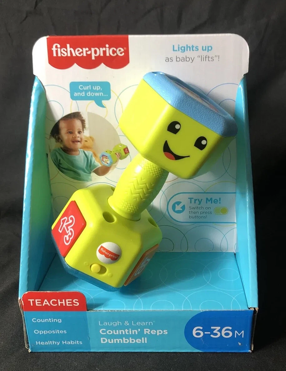 Dumbbell rattle fisher price hotsell