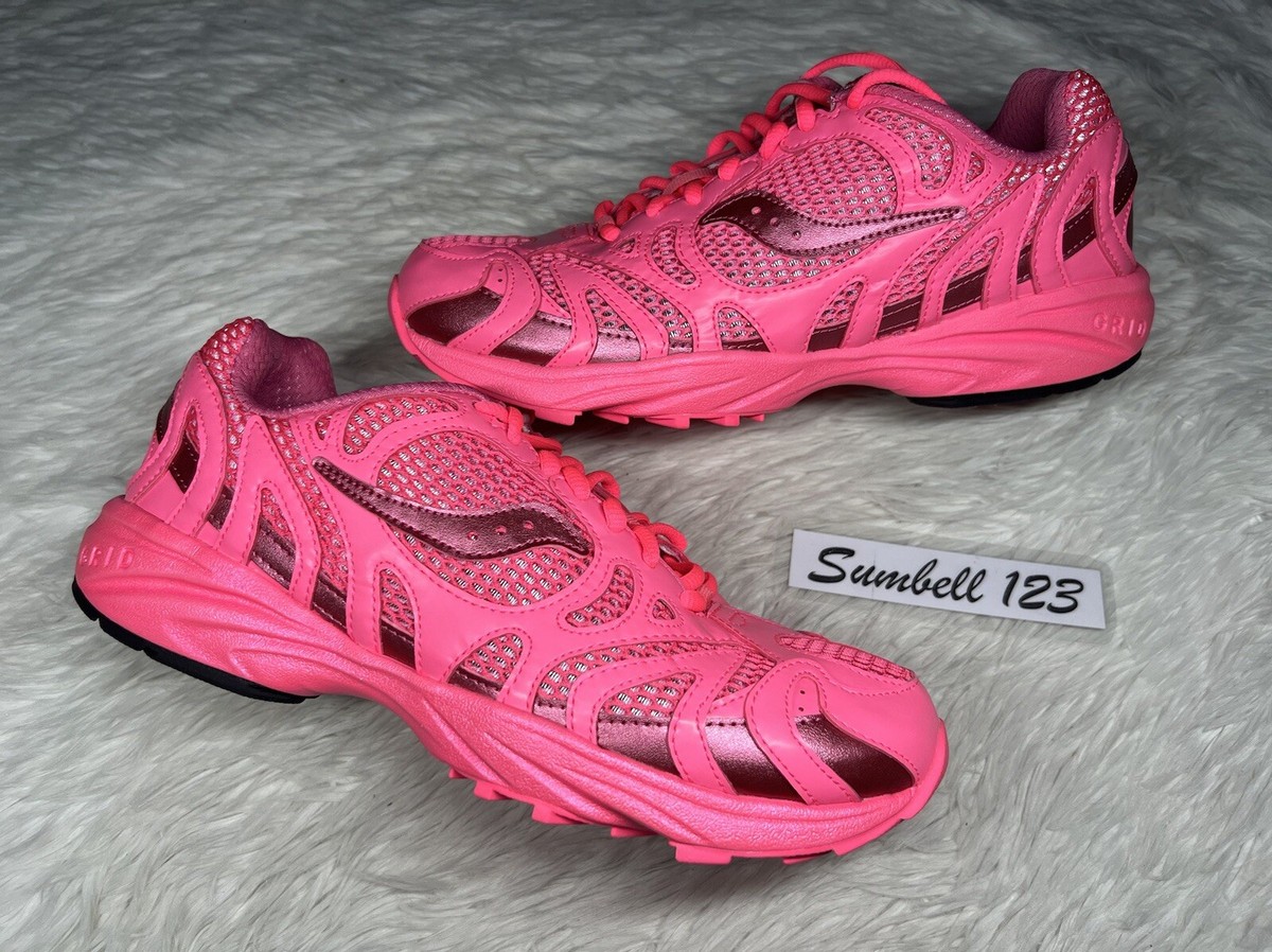 sora77様✕4✕2C Saucony Grid Azura 2000 Triple Neon Pink Rose S70774-4 Men
