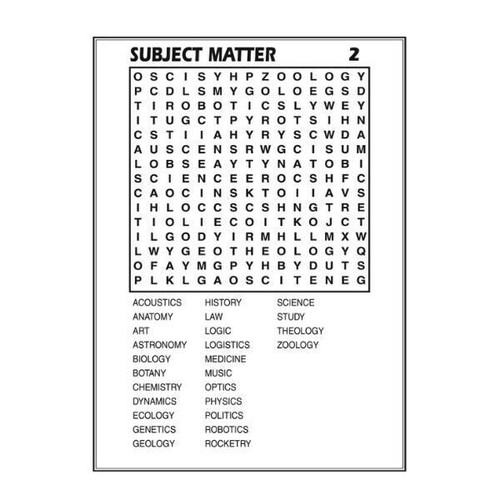 2 x Large Format Word Search Book - Large Printed - BOOK1 + 2- 270 Brain Puzzle - Picture 5 of 7