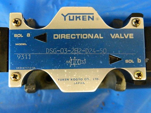YUKEN DSG-03-2B2-D24-50 DIRECTIONAL VALVE DUAL COIL from MAKINO - Picture 3 of 5