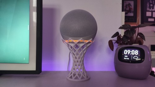 Echo Dot Modern Stand - Mount - Amazon Alexa Echo Speaker 4th & 5th Gen - Picture 5 of 8