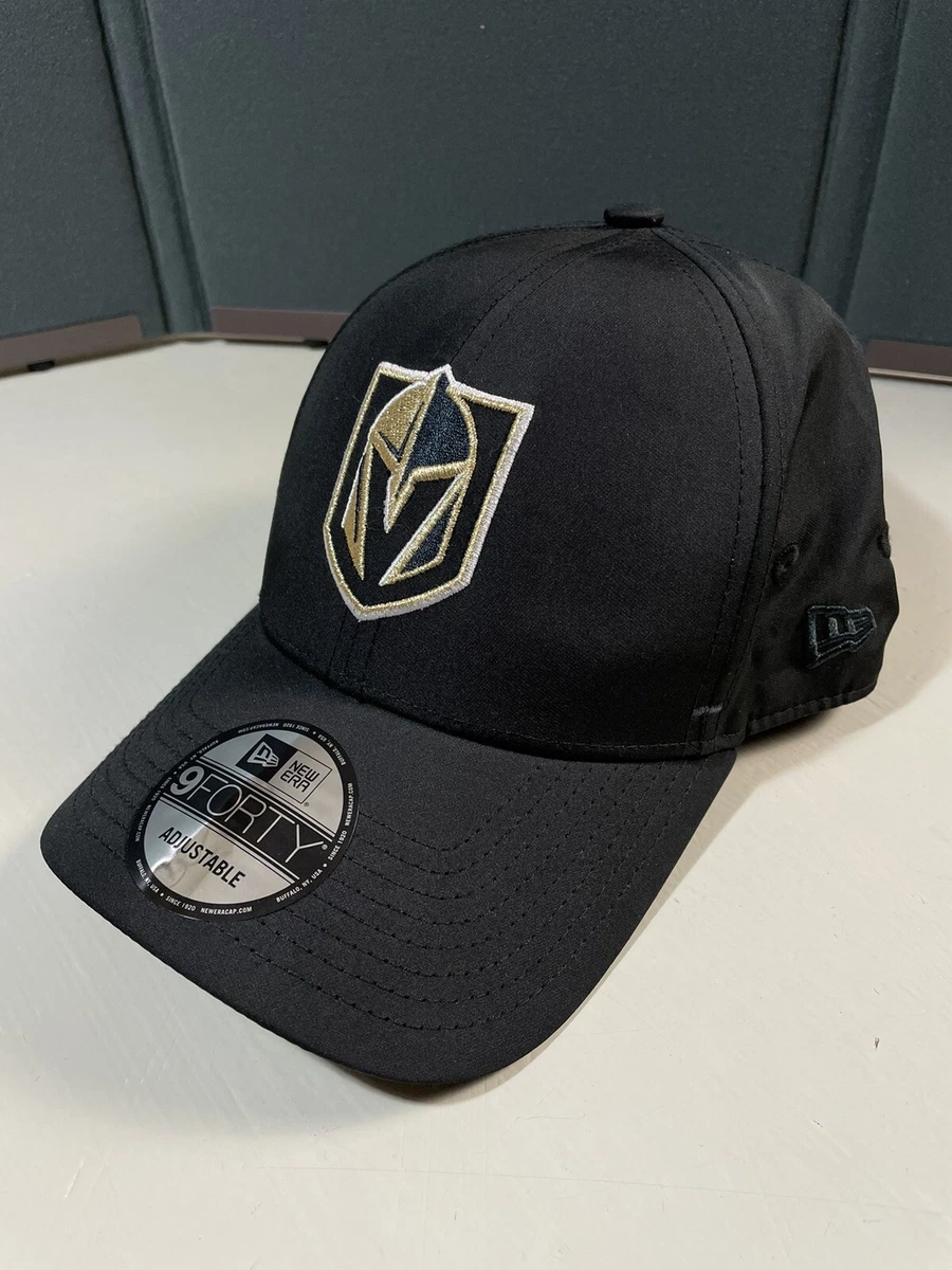 Las Vegas Golden Knights NHL Hockey New Era 9FORTY Adjustable Black Hat Cap  VGK