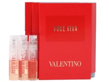 VALENTINO VOCE VIVA EDP 1.2ml .04fl oz x 3 PERFUME SPRAY SAMPLE VIALS