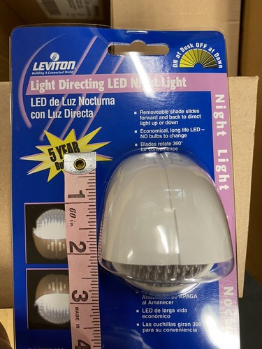 CLEARANCE SALE!!! Leviton LED Night Light w/ Auto On and Off. - Picture 8 of 8