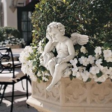 Design Toscano Mourning Mortality Sitting Che...