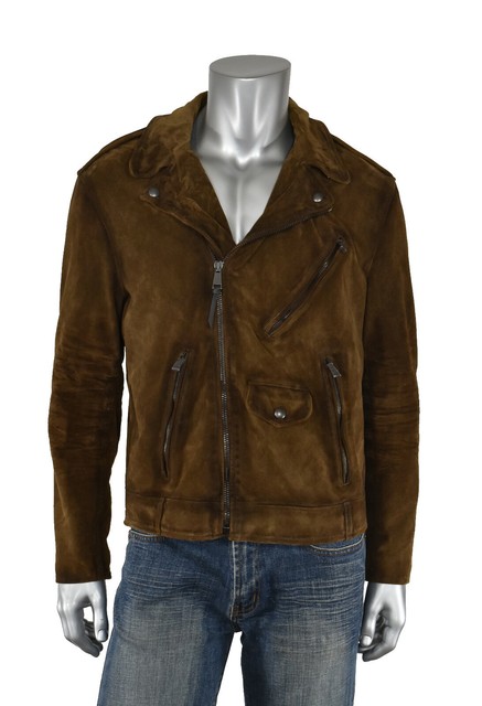 Polo Ralph Lauren Suede Biker Distressed Motorcycle Style Jacket Size XL for sale online | eBay