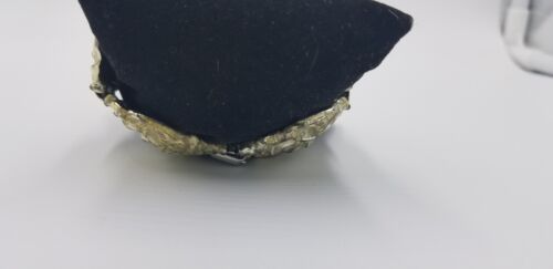Vintage Signed Sarah Cov Silver Tone Nugget Bracelet With White Frosted Finish - Picture 3 of 11