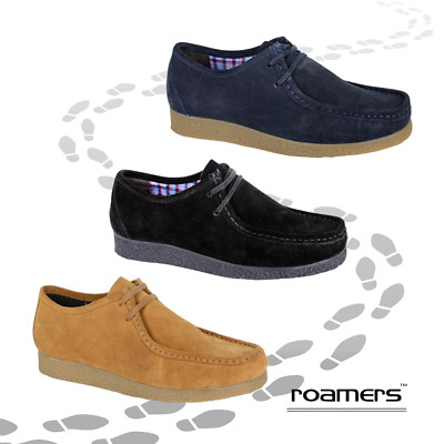 Herren Roamers Wallabee Schürze Schuhe Wildleder Memory Foam Trapper Wüste Freizeit Spitze