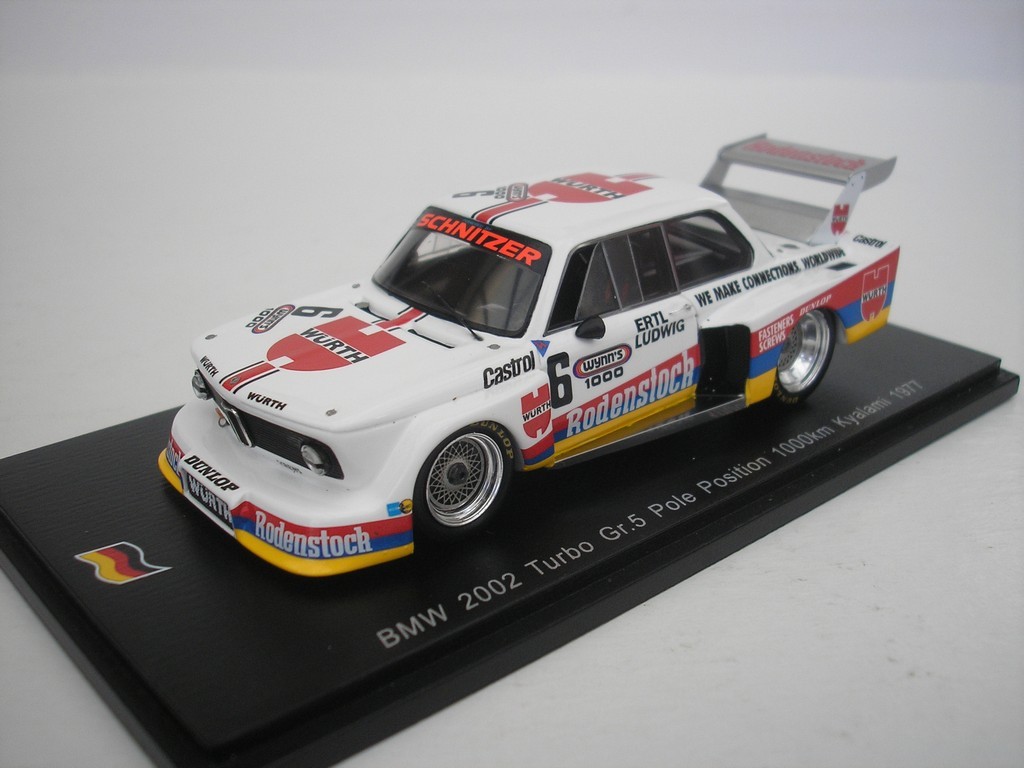 BMW 2002 6 Grupo 5 Pole Position 1000Km Kyalami 1977 K.Ludwig 1 43 Spark Nuevo BMW 2002 6 Grupo 5 Pole Position 1000Km Kyalami 1977 K.Ludwig 1 43 Spark Nuevo