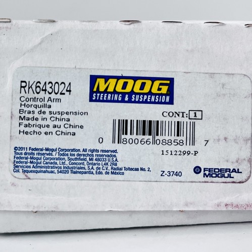 Suspension Control Arm Rear Upper Moog RK643024 - Imagen 2 de 5
