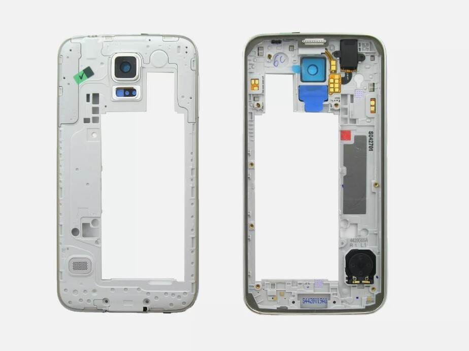 Genuine Galaxy S5 G900 Bezel Middle Frame Cover Casing Assembly Chassis Housing