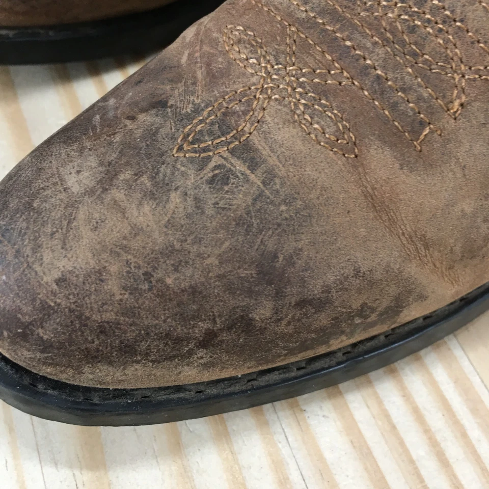 Smoky Mountain Boots Womens 6 Mid Calf Western Cowboy Heels 3034Y Brown Leather - Image 3 of 4