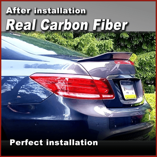 Carbon Heckspoiler Spoiler Flügel Lippe Für Mercedes C207 W207 E200 E300 E400 - Bild 5 von 14