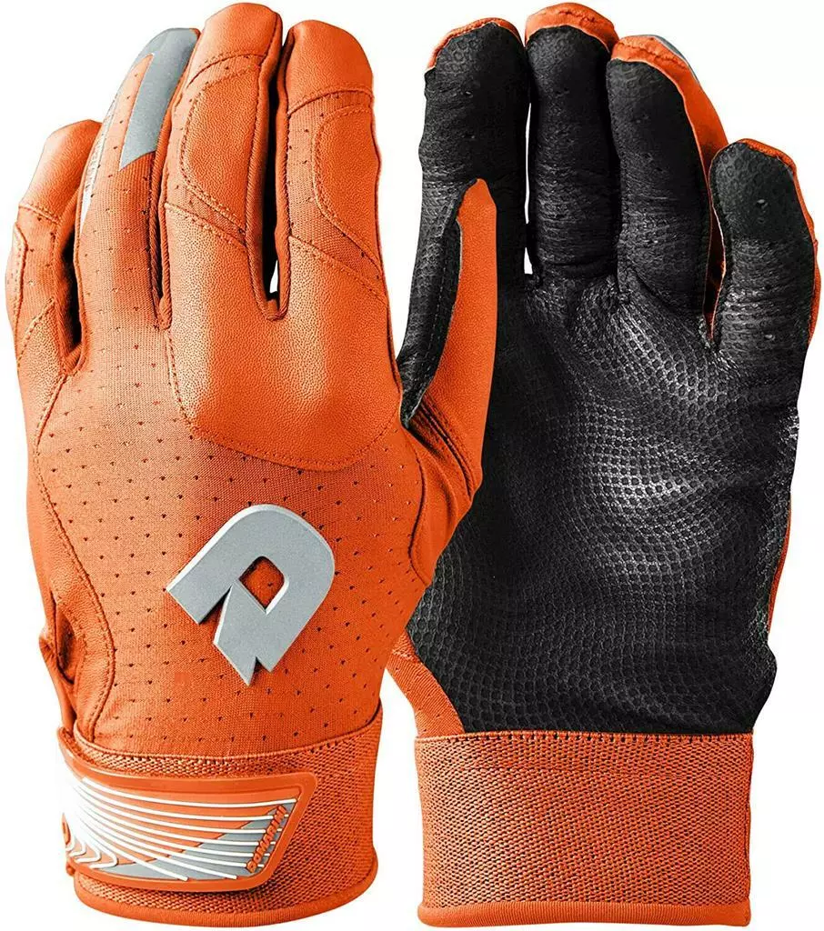 DeMarini CF Orange Baseball Softball Batting Gloves Adult 2XLarge WTD6114OR2X