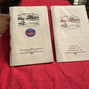 Rare 1985 R. L Winston Rod Company Catalog & Price List Anglers All Littleton Co