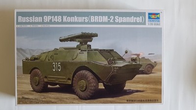 Bausatz RUSSIAN 9P148 KONKURS/ BRDM-2 SPANDREL in 1/35, HobbyBoss in Folie OVP.