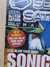 Official Sega Saturn Magazine Issue 25 November 1997 | Good Condition