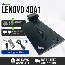 Lenovo ThinkPad Pro Docking Station USB 3.0 Port Replicator 04W3957 w/90W PSU