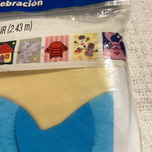 Blue's Clues 1 Banner + 32 Beutetüten Leckerlisäcke Partyzubehör Nick Jr Neu in Verpackung - Bild 5 von 8